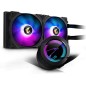 Aorus WATERFORCE 280 Processors flydende kølesystem 1-pack Sort 140 mm Aorus WATERFORCE 280 Processors flydende kølesystem 1-pack Sort 140 mm